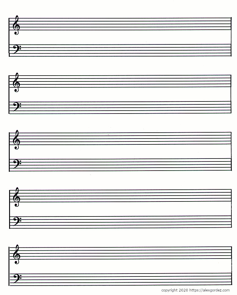 manuscript sheet music